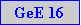 Caixa de texto: GeE 16
