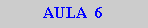 Caixa de texto: AULA  6
